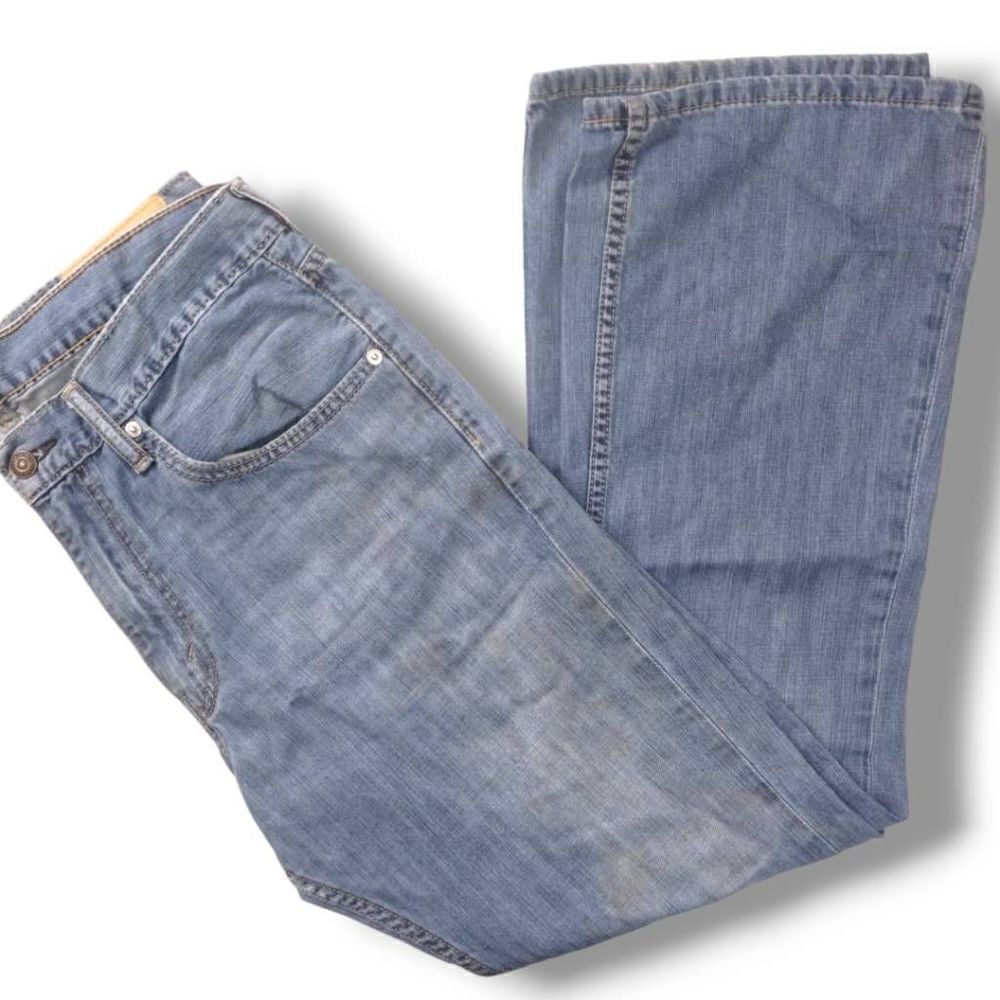 Levis 527 Jeans Sz 34/30 Boot Leg High Rise‎ Faded Weathered Women Men